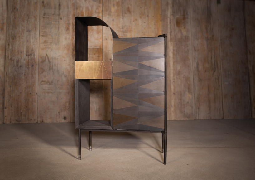 alessandro zambelli marque collection inlaid metal designboom