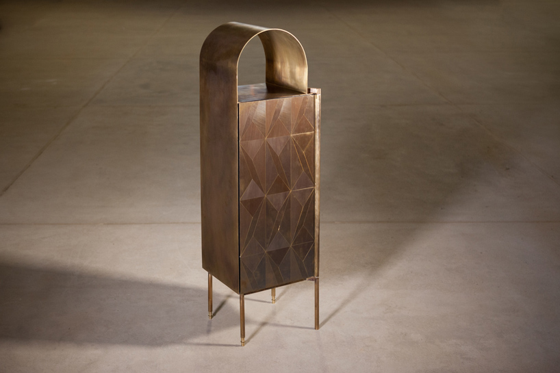 alessandro zambelli marque collection inlaid metal designboom
