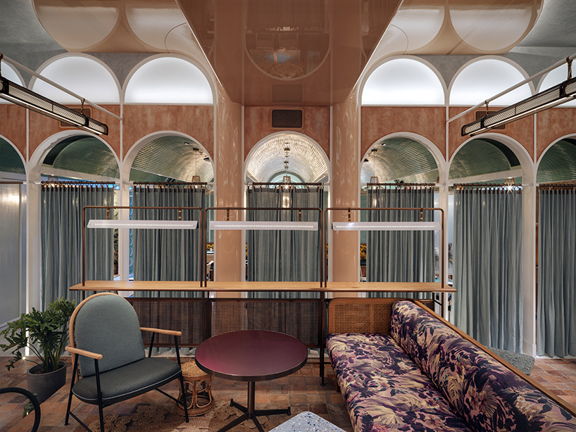 dim sum restaurant in hong kong by linehouse turns british tea hall into chinese canteen designboom