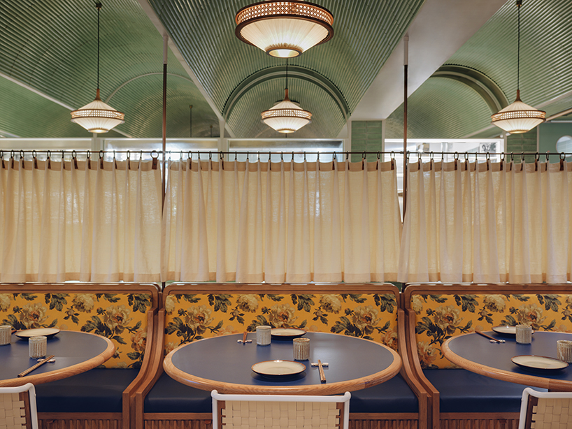 dim sum restaurant in hong kong by linehouse turns british tea hall into chinese canteen designboom
