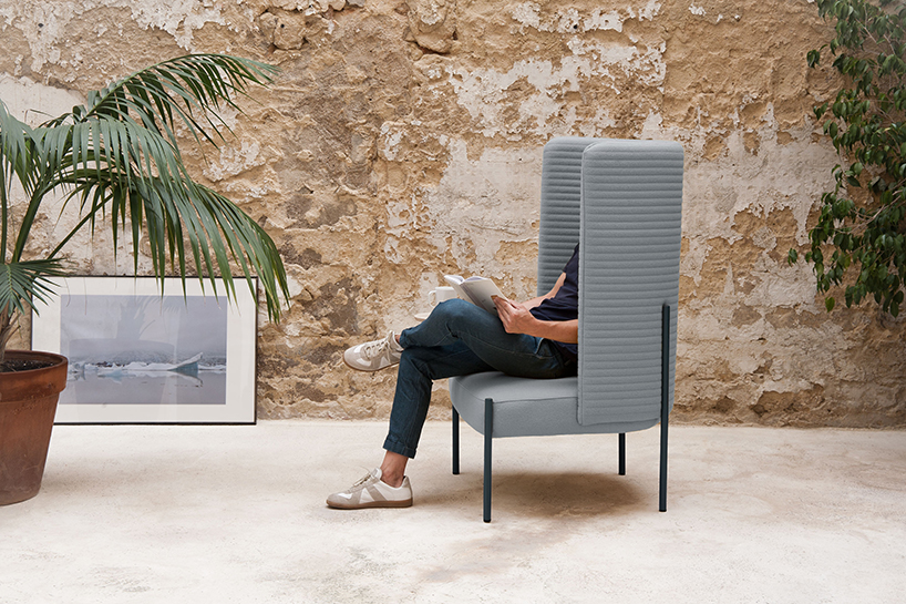 perezochando ara armchair missana designboom