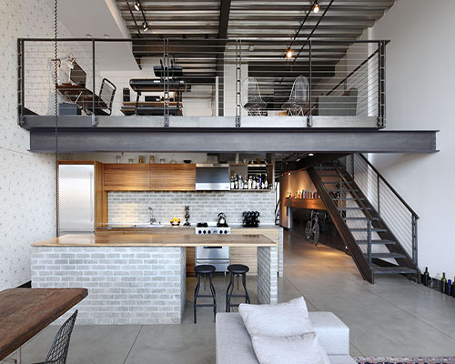 SHED updates an urban loft in downtown seattle