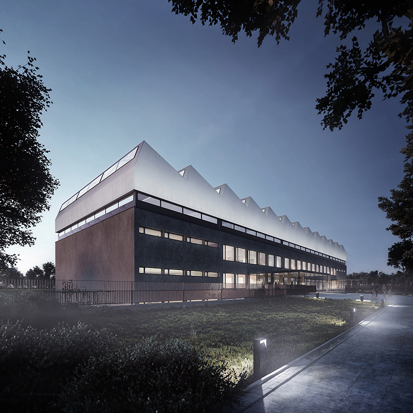 neostudio library university of life sciences poznan designboom