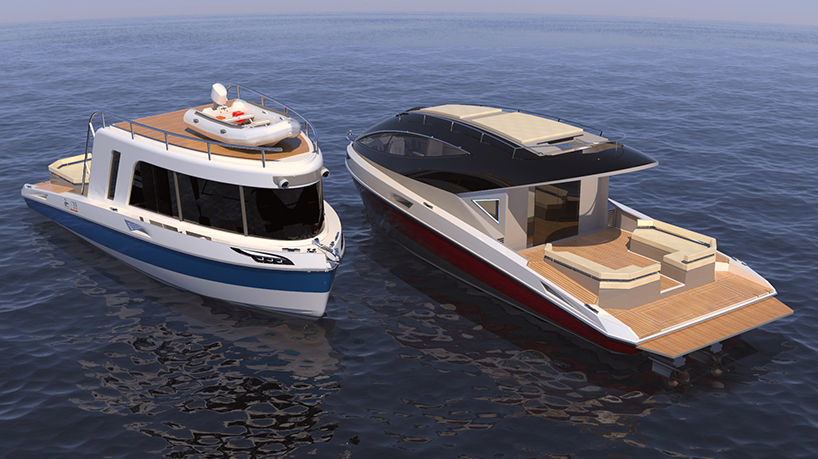 pierpaolo lazzarini designs the f33 spaziale yacht with sleek futuristic lines designboom