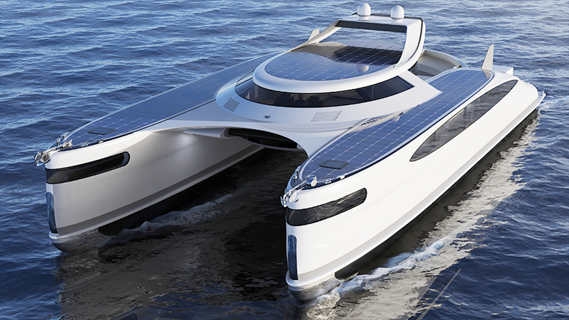 Pierpaolo Lazzarini Presents The Pagurus A Solar Powered Amphibious Catamaran