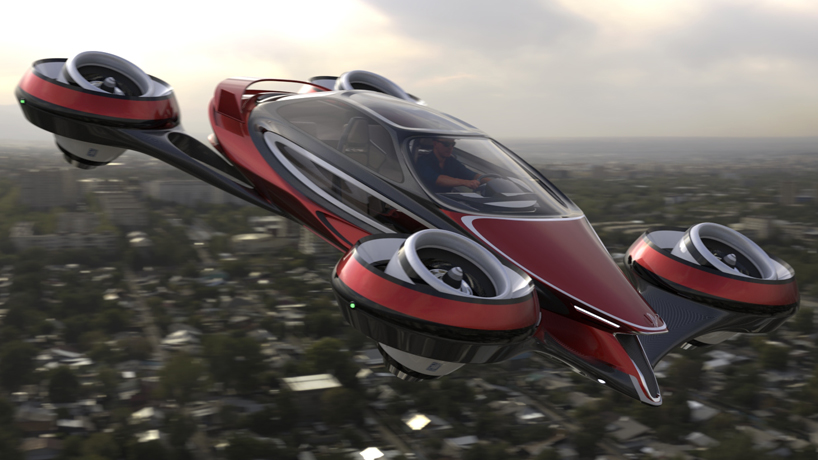pierpaolo lazzarini's aircar soars the skies at 750 km/h, powered by rolls-royce jet engines