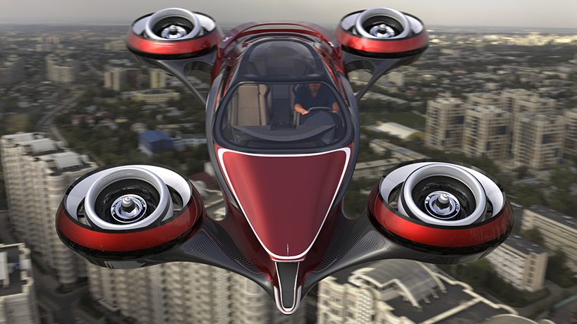 pierpaolo lazzarini's aircar soars the skies at 750 km/h, powered by rolls-royce jet engines