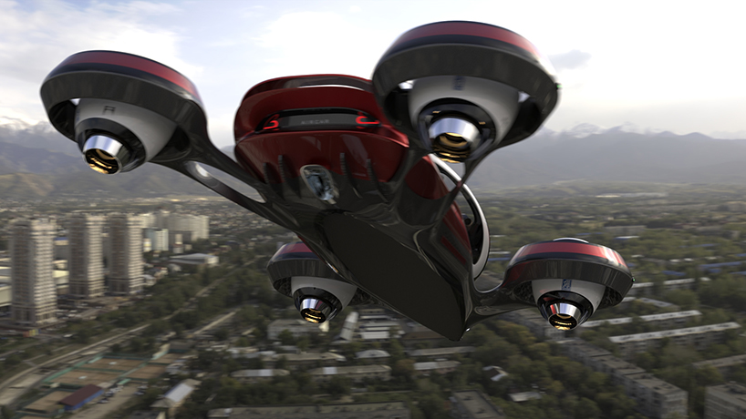 pierpaolo lazzarini's aircar soars the skies at 750 km/h, powered by rolls-royce jet engines