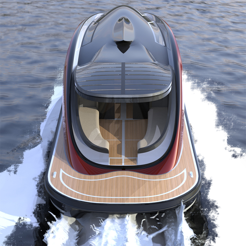 pierpaolo lazzarini's hybrid yacht filters fresh air intake and cruises seas at 55 knots