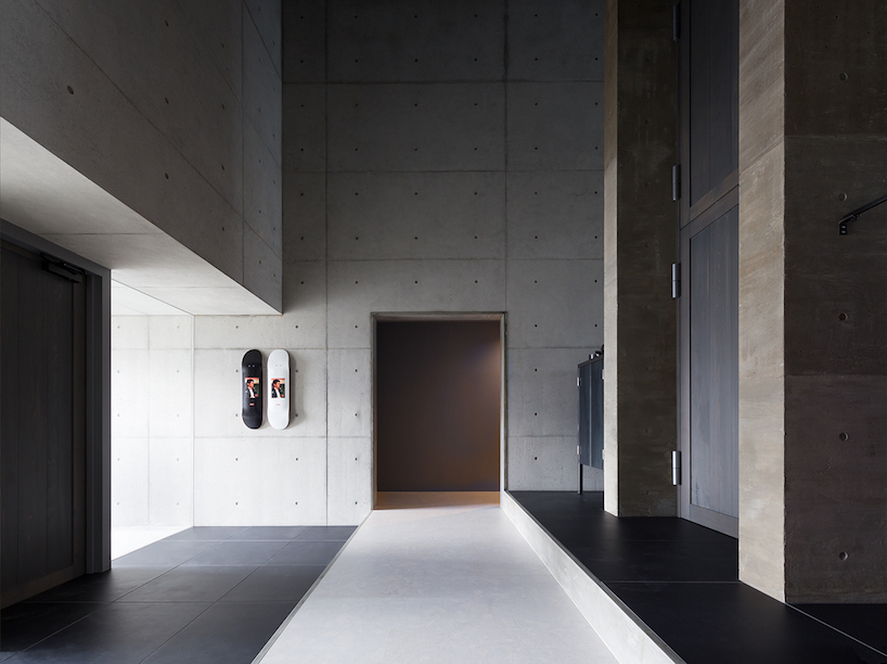 FORM builds thick concrete volumes to create the tranquil house in japan