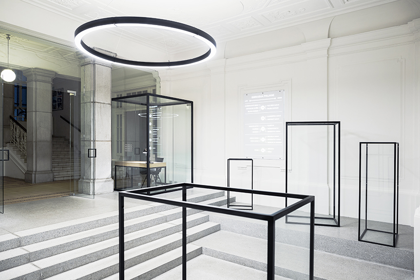 svet vmes renovates poljane grammar school entrance hall in slovenia - 1