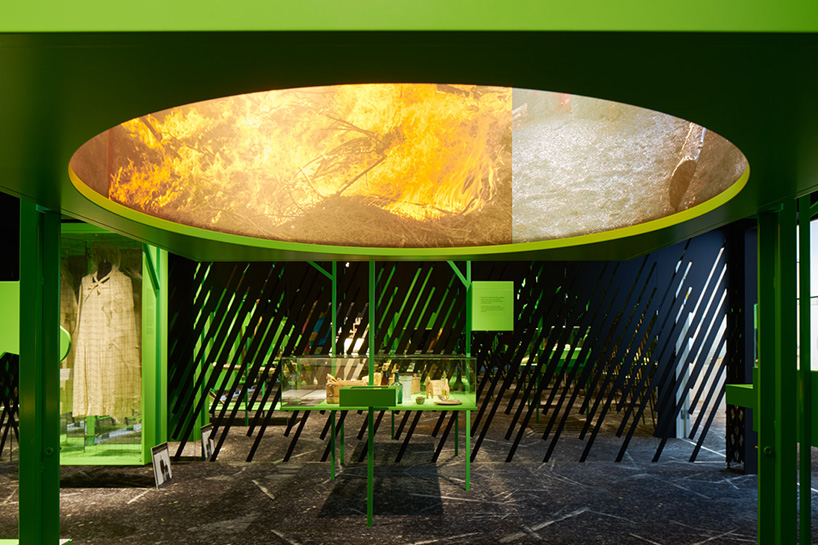 bornstein lyckefors architects slash-and-burn agriculture exhibit designboom