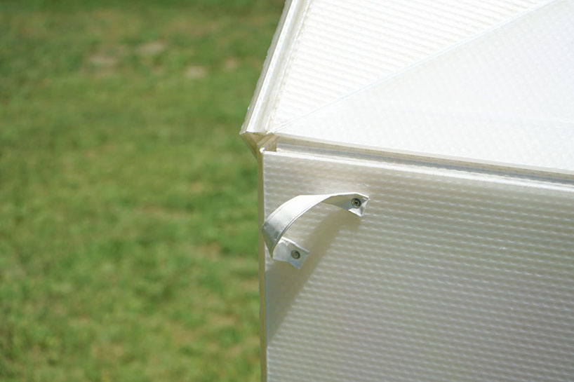 tsukagoshi miyashita sekkei foldable half dome designboom