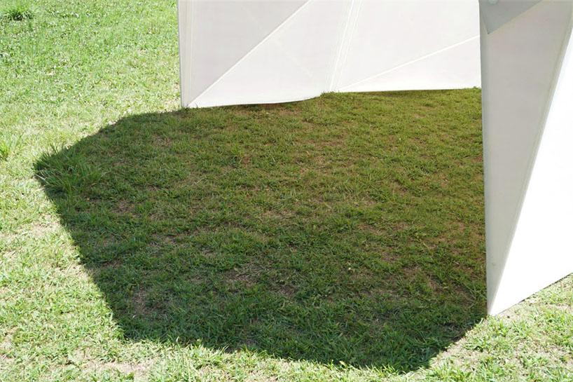 tsukagoshi miyashita sekkei foldable half dome designboom