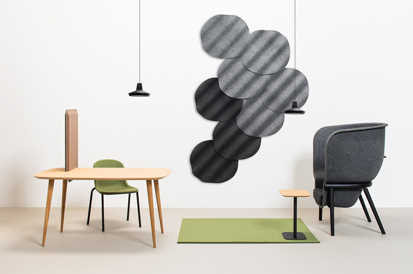 de vorm PET-felt products designboom