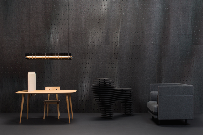 de vorm PET-felt products designboom