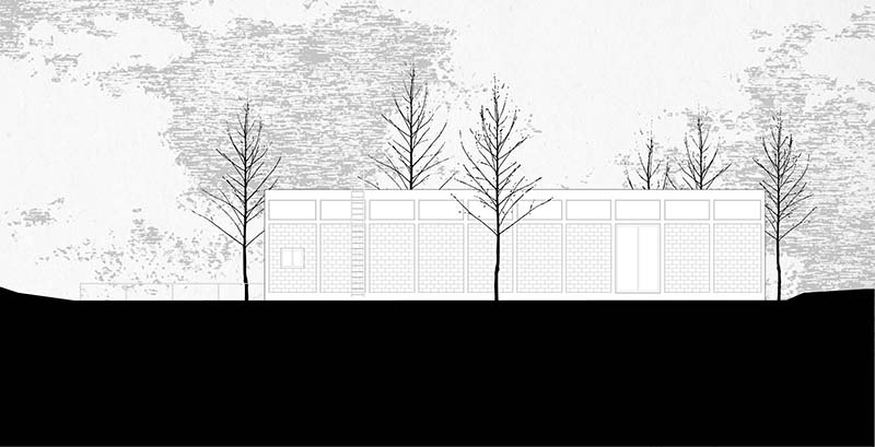 dellekamp arquitectos' waffle ceiling bounces light around this artist's studio in mexico