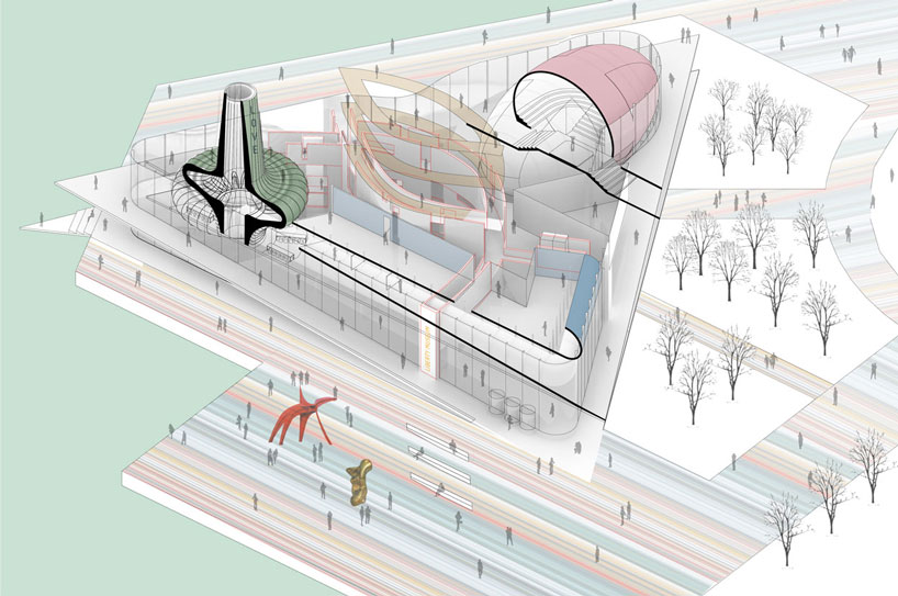 zu studio liberty museum new york proposal designboom