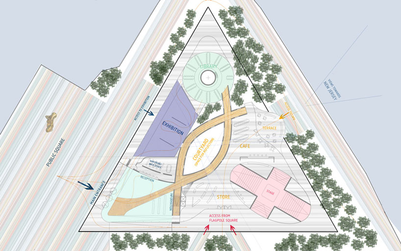 zu studio liberty museum new york proposal designboom