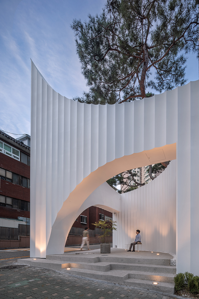 drawing works white wing pavilion, south korea 