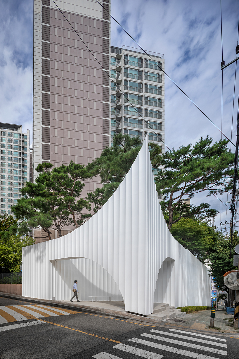 drawing works white wing pavilion, south korea 