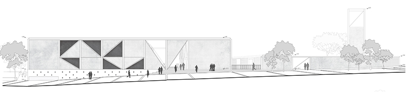 'fora civitas' makes reference to ancient roman forums for social services complex in greece designboom