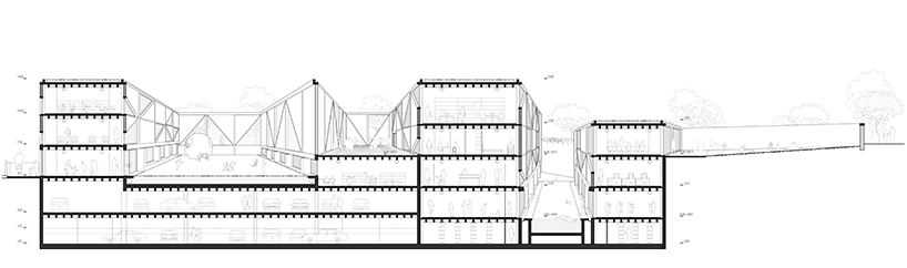 'fora civitas' makes reference to ancient roman forums for social services complex in greece designboom