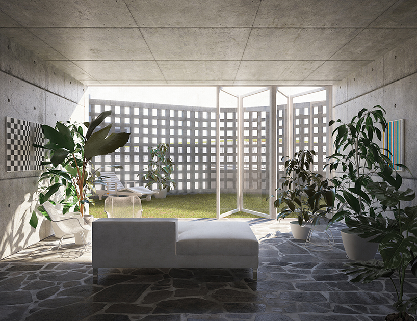 ΜΕΣΟΤΟΙΧΙΕΣ is a social housing concept composed of 23 party walls designboom