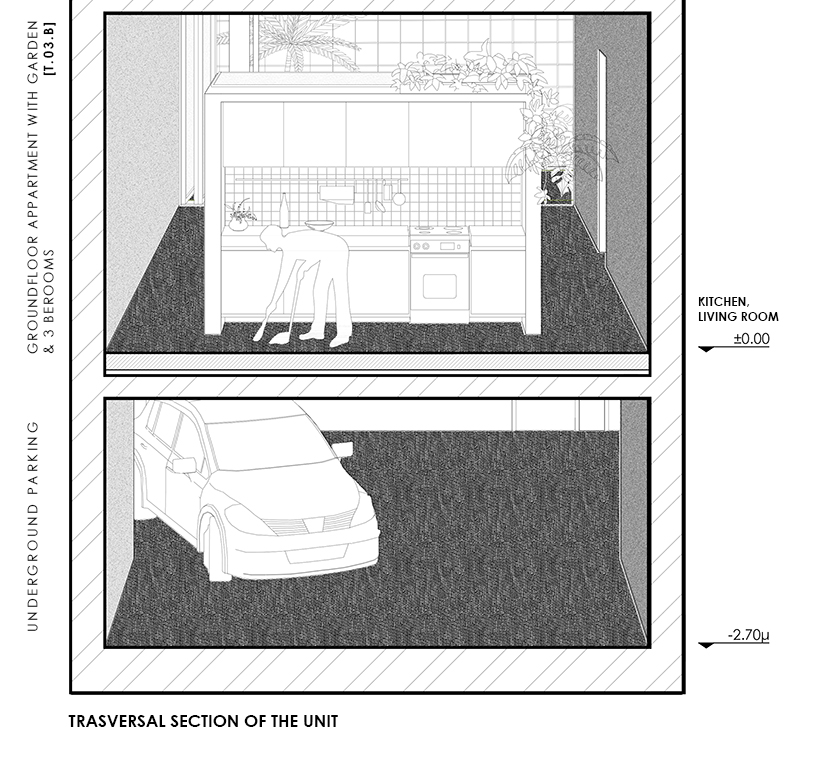 ΜΕΣΟΤΟΙΧΙΕΣ is a social housing concept composed of 23 party walls designboom
