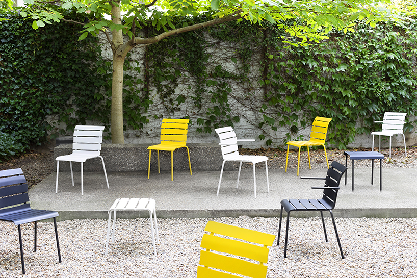 maarten baas forms playful 'aligned' outdoor furniture collection for valerie_objects