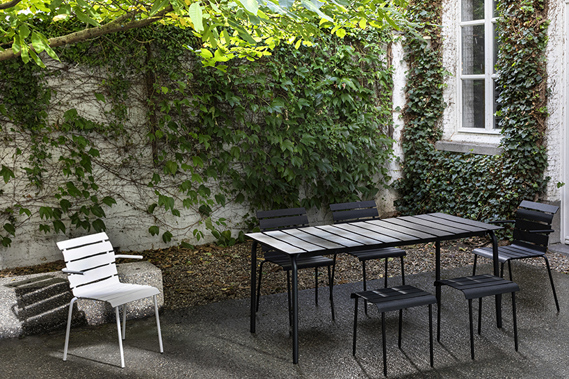 maarten baas forms playful 'aligned' outdoor furniture collection for valerie_objects