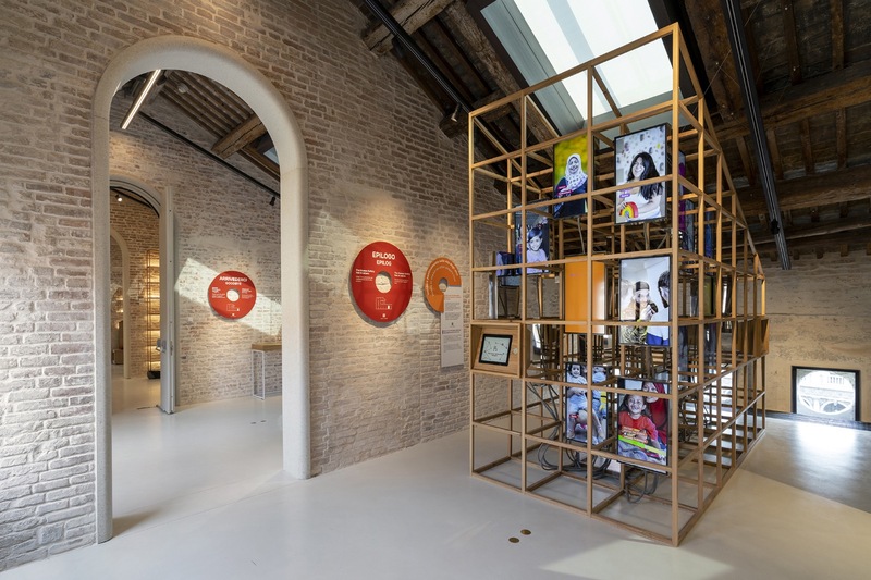 migliore+servetto completes immersive exhibition for new human safety net HQ in venice