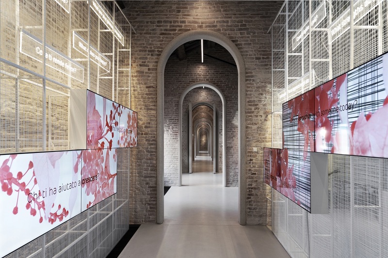 migliore+servetto completes immersive exhibition for new human safety net HQ in venice