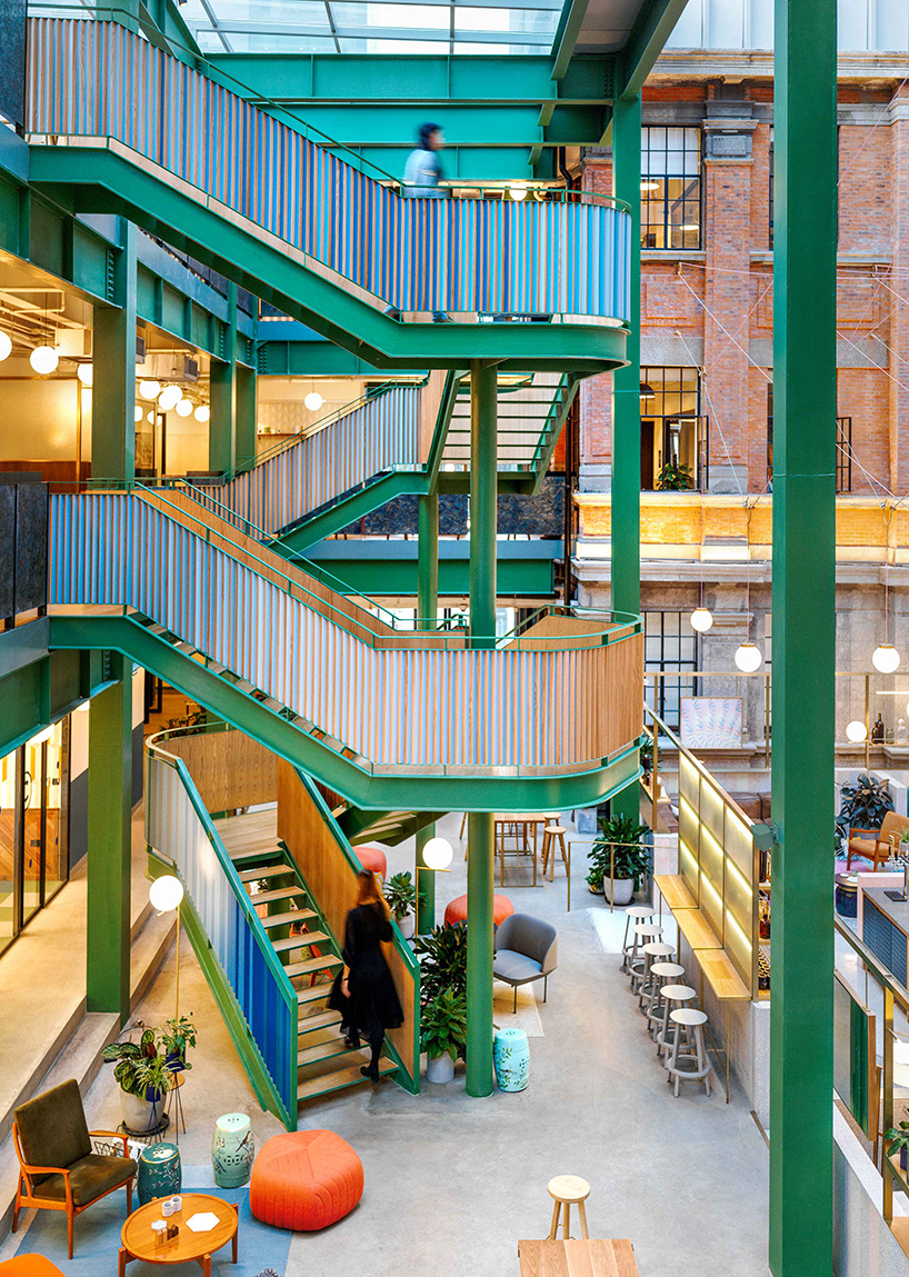 linehouse wework weihai lu co-working space china designboom
