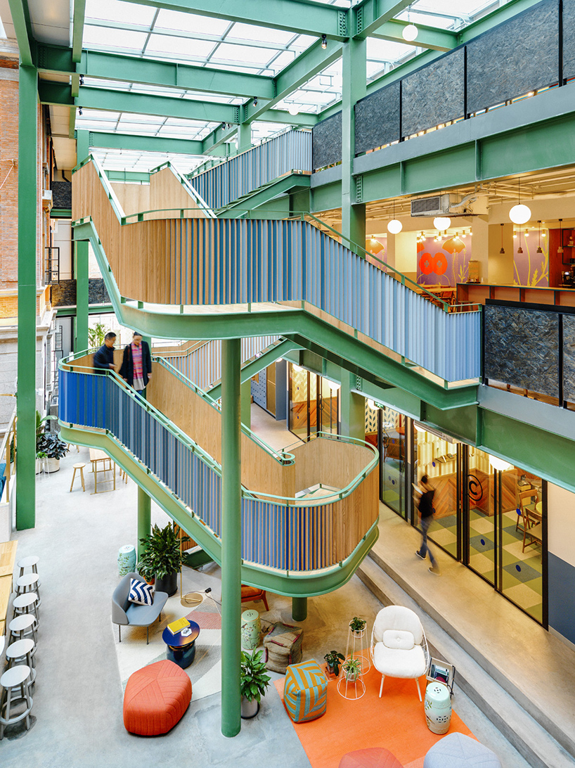 linehouse wework weihai lu co-working space china designboom