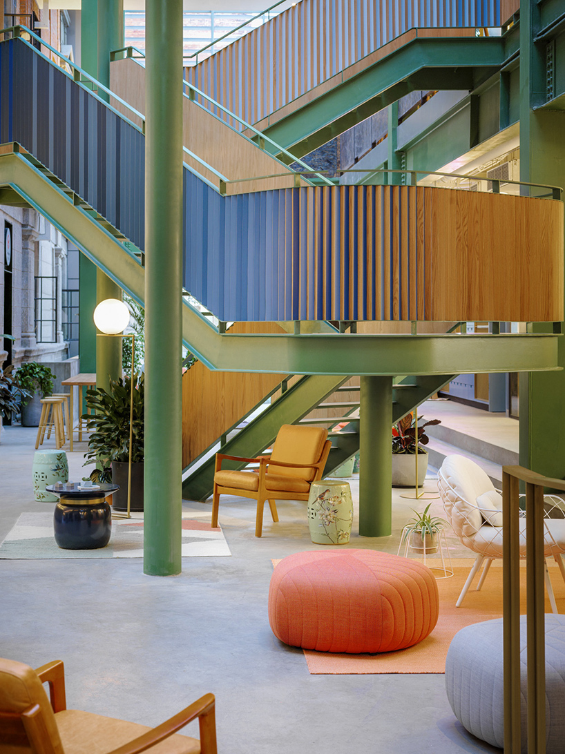 linehouse wework weihai lu co-working space china designboom