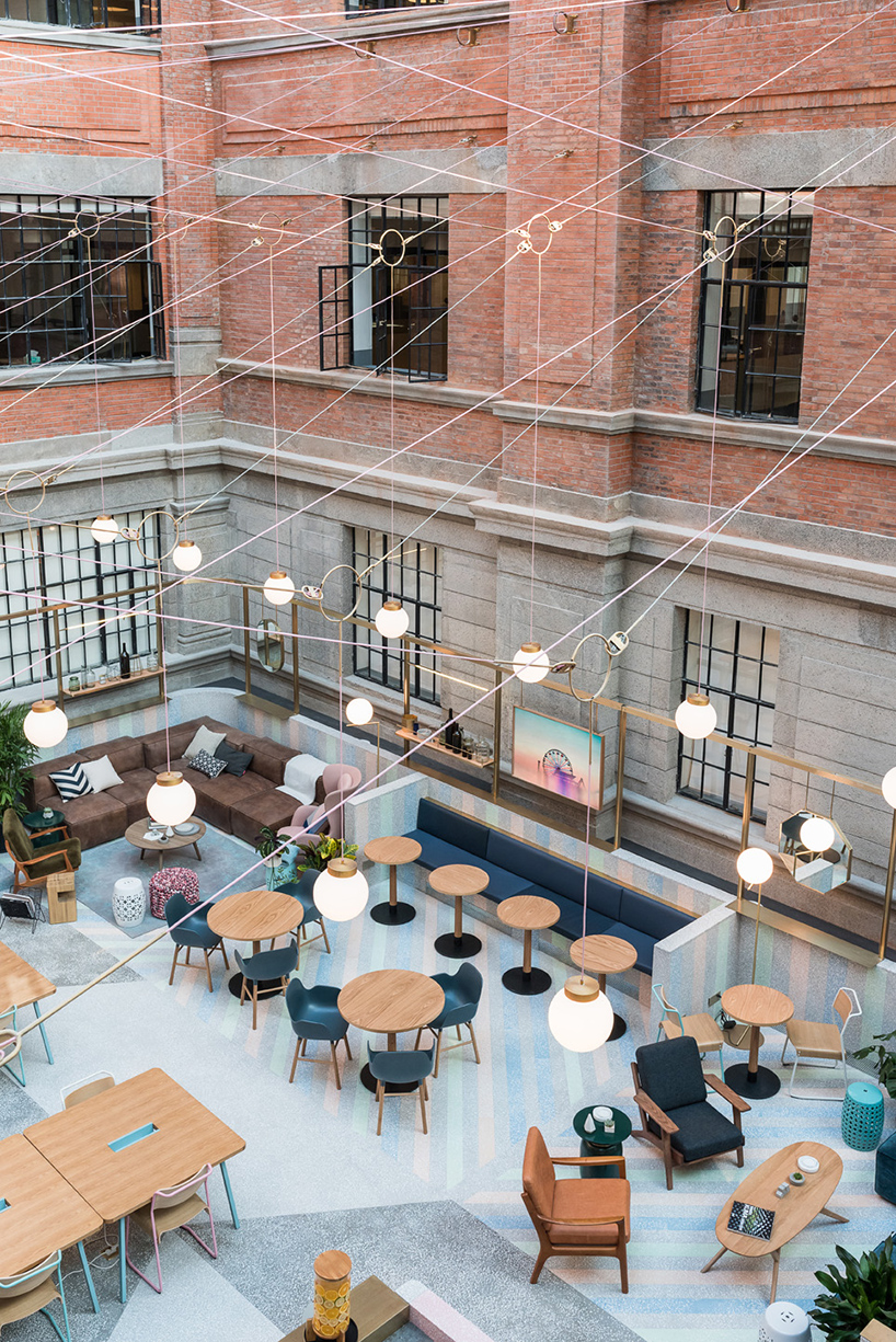 linehouse wework weihai lu co-working space china designboom