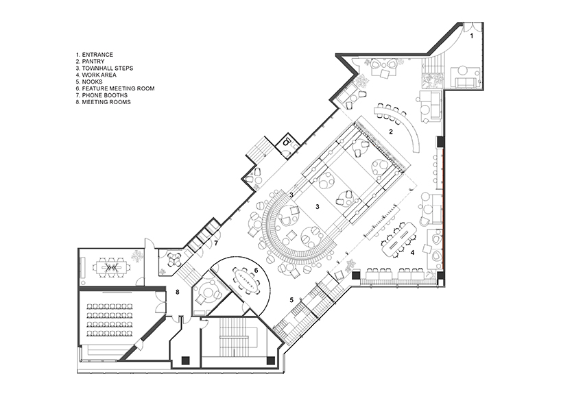 linehouse turns a swimming pool into a multifunctional space in shanghai designboom