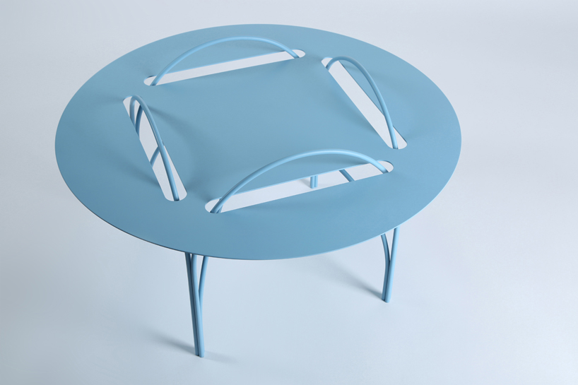 richard yasmine reflects lebanese architecture in pastel-hued furniture collection