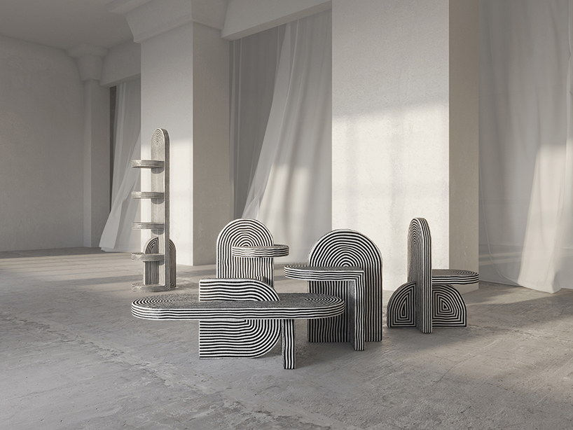 richard yasmine's geometric multifunctional collection commemorates 2020 beirut explosion