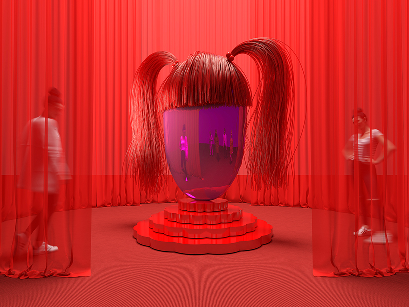 richard yasmine explores human emotions through vibrant, off-the-scale sculptural faces