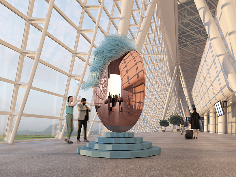 richard yasmine explores human emotions through vibrant, off-the-scale sculptural faces