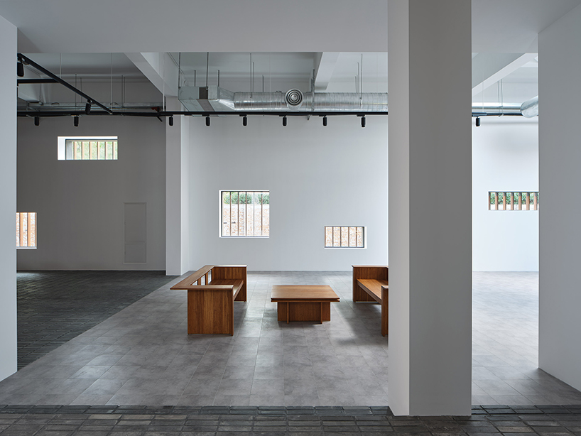 mitsuhiro shoji turns an old linen factory into a gallery in zhejiang, china designboom