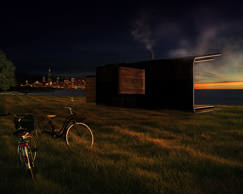urban therme spa chicago lakefront kiosk competition proposal  designboom