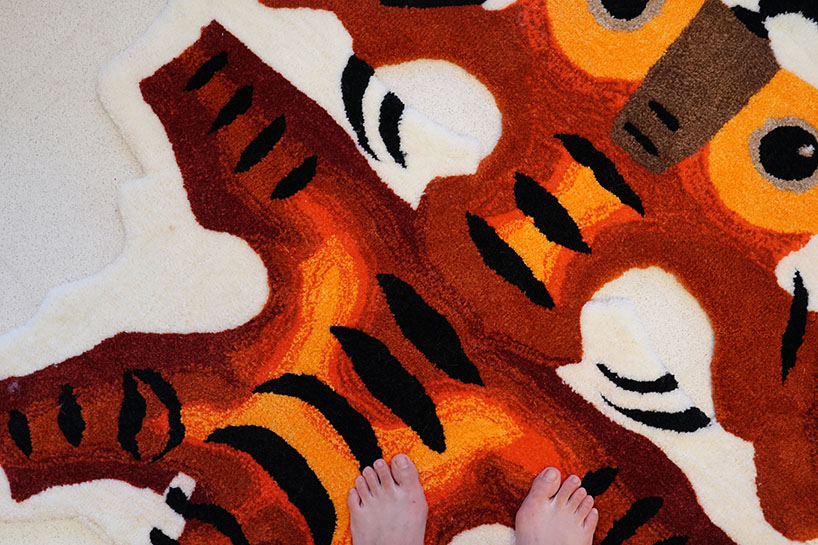 dov ganchrow guy megides 3D tiger rugs