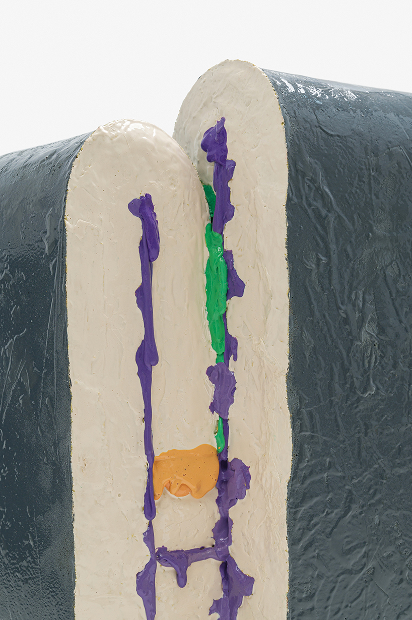 urethane rubber oozes from donghoon sohn's sponge furniture like cream from a cake