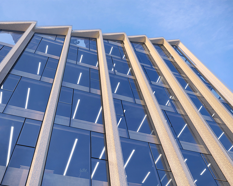 peter pichler maximizes north light with sloping roof for bonfiglioli HQ designboom