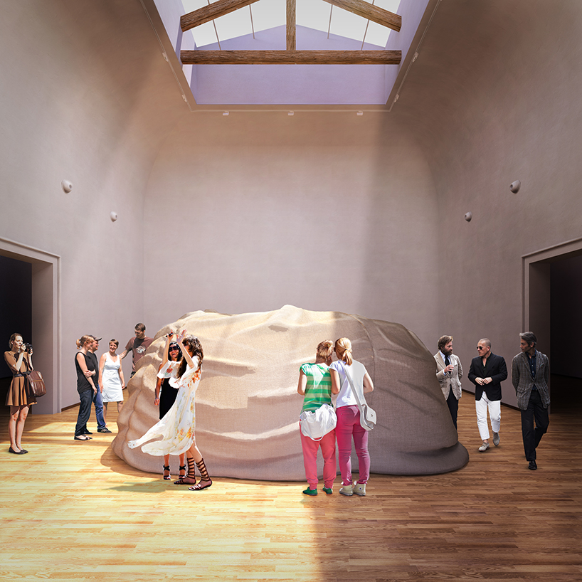 3GATTI proposes a giant inflating heart for british pavilion at the 2020 venice biennale designboom