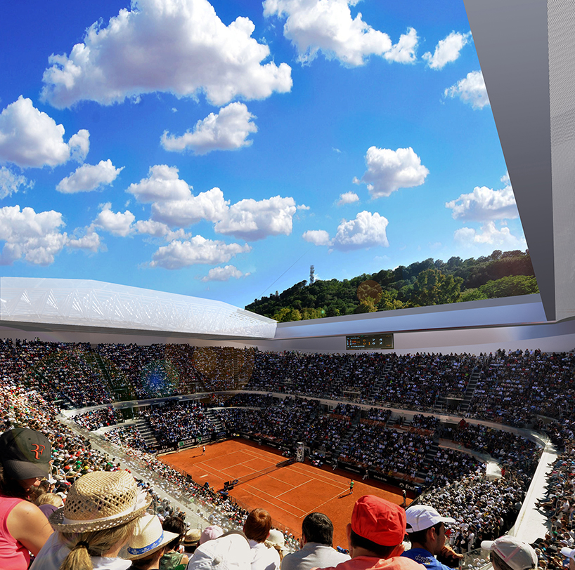 the new rome tennis stadium at foro italico 7