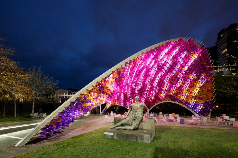 john wardle architects NGV summer architecture commission designboom